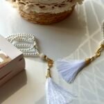 مسباح خرز مع حافظه قماش